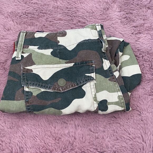 Mother Camouflage Distressed The No Zip Misfit Manmade Cutoff - Picture 2 of 14